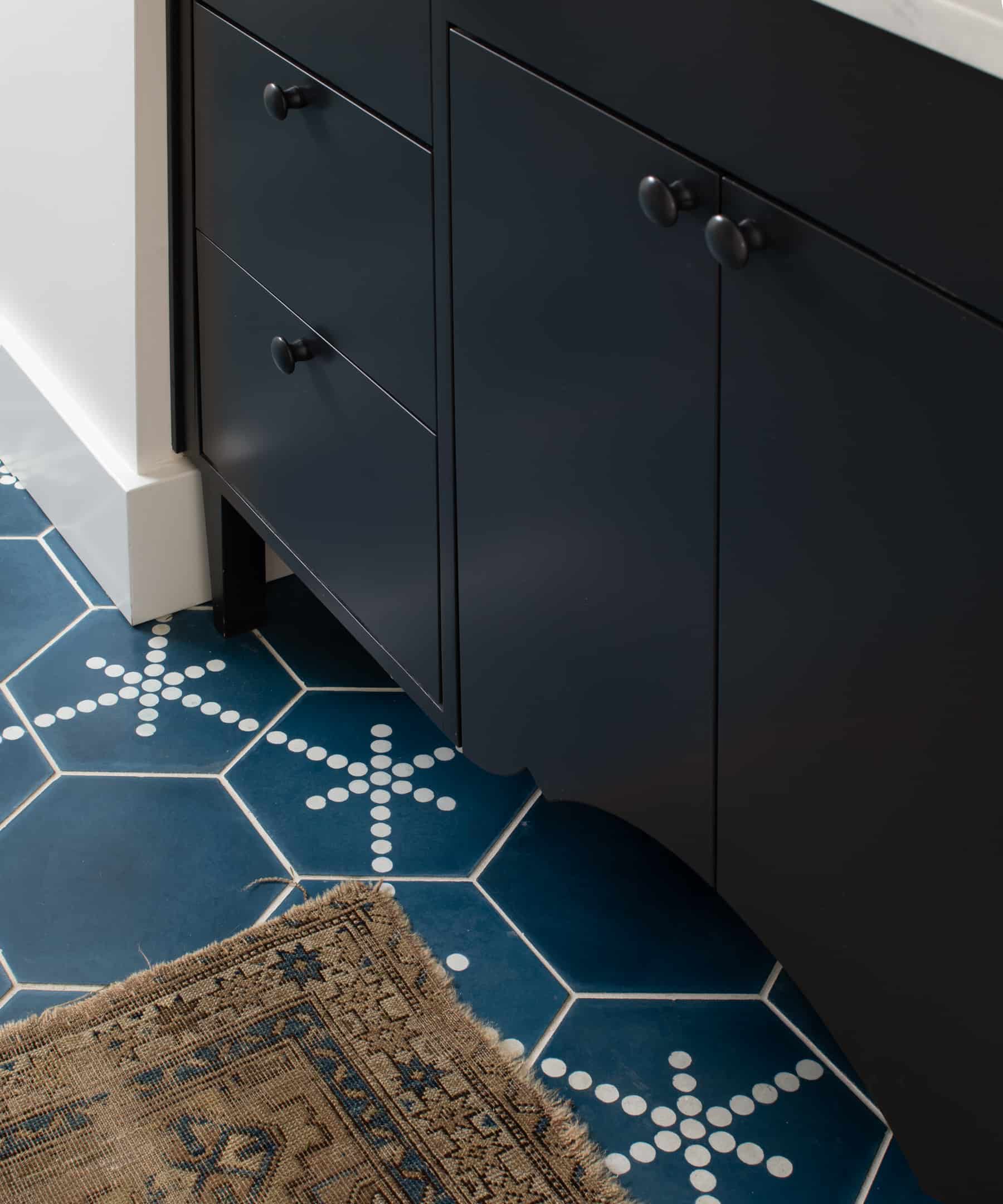 Illustration of Manor House Tile Bathroom